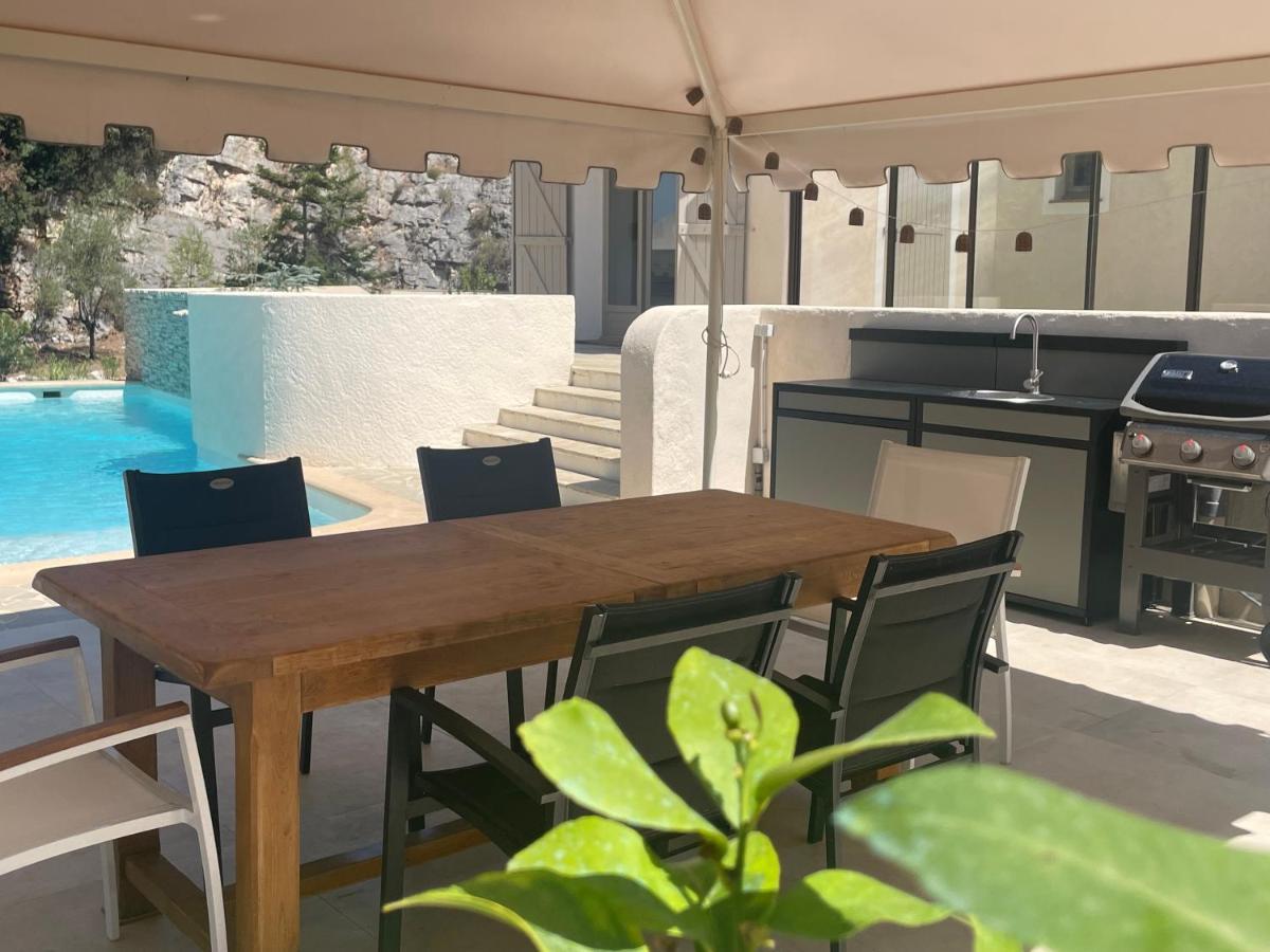 La Villa Des Carriers- Maison Avec Piscine Proche Mer Roquefort Les Pins Kültér fotó