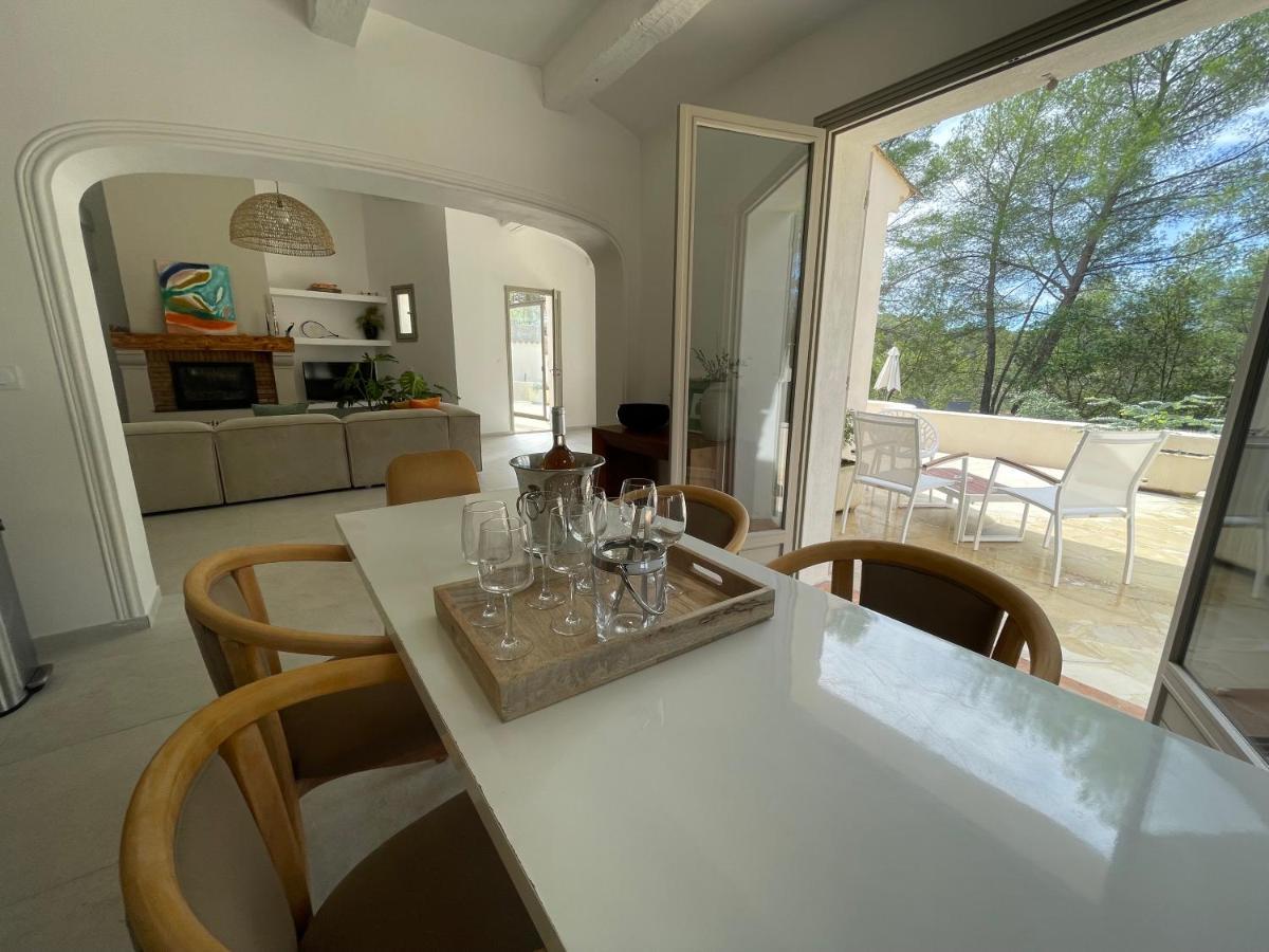 La Villa Des Carriers- Maison Avec Piscine Proche Mer Roquefort Les Pins Kültér fotó
