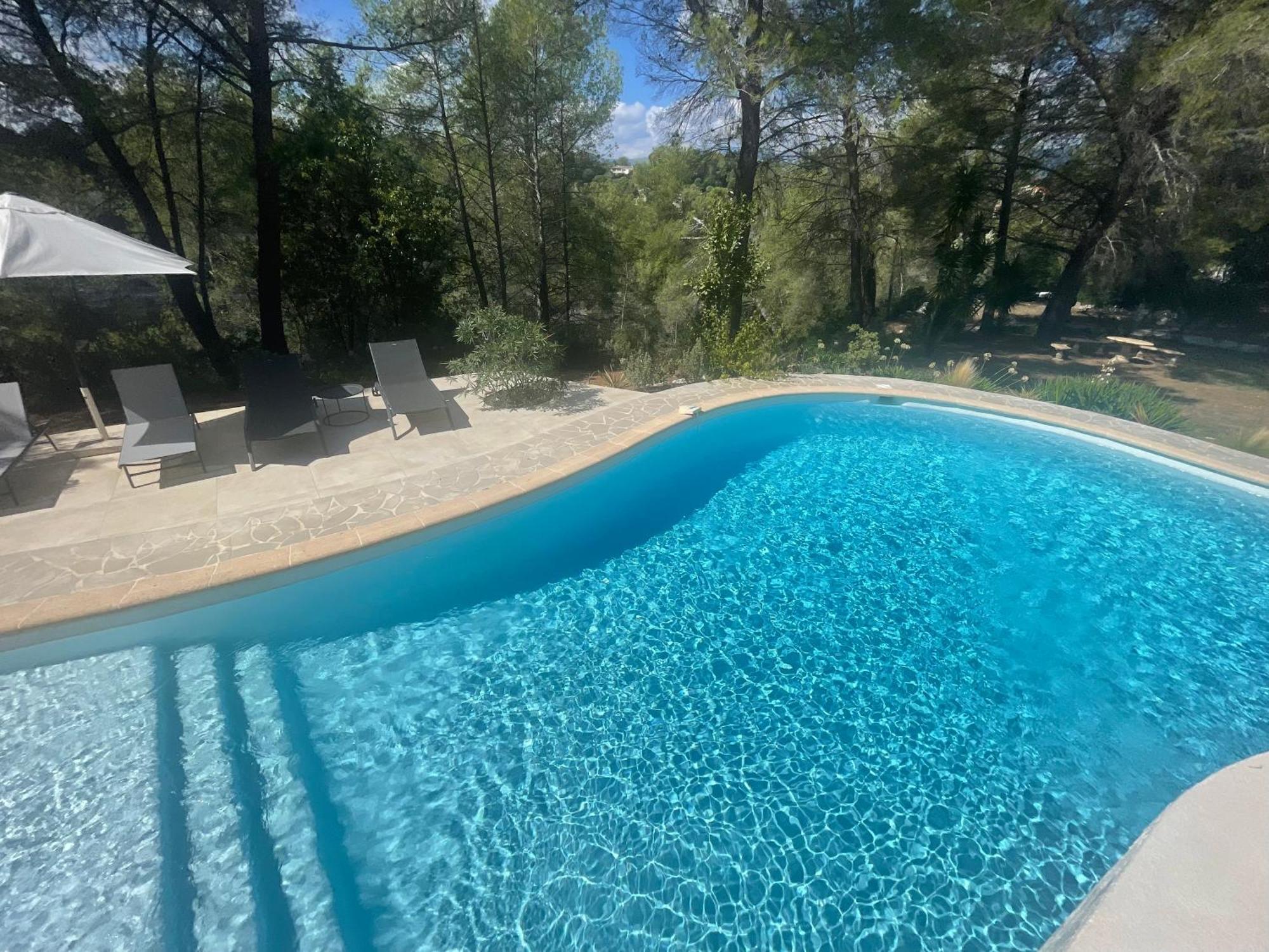 La Villa Des Carriers- Maison Avec Piscine Proche Mer Roquefort Les Pins Kültér fotó