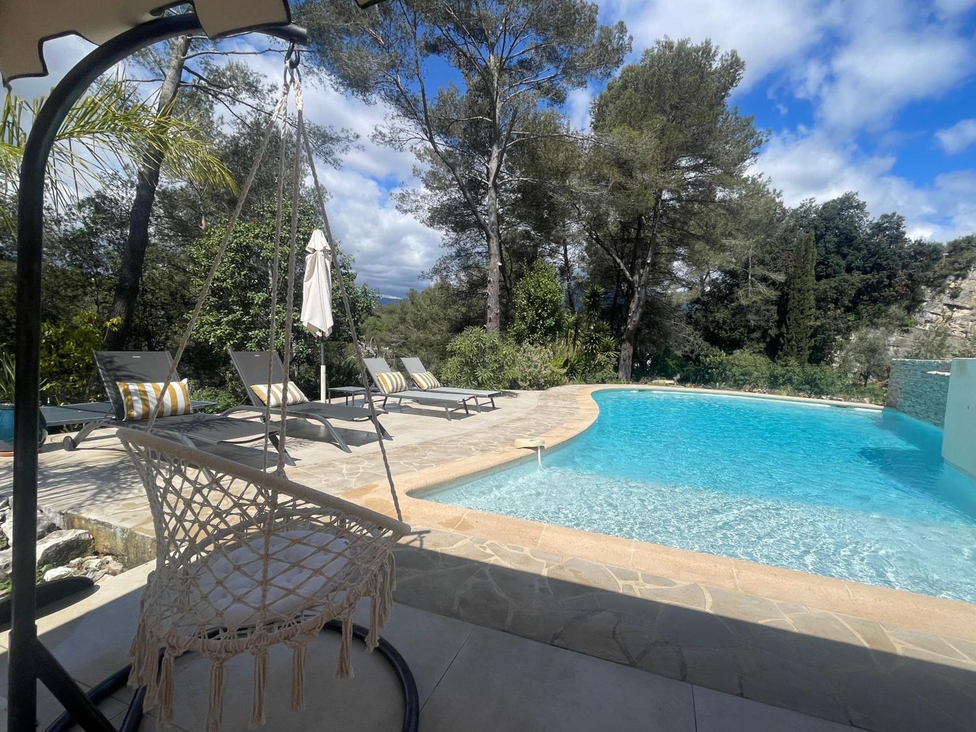La Villa Des Carriers- Maison Avec Piscine Proche Mer Roquefort Les Pins Kültér fotó